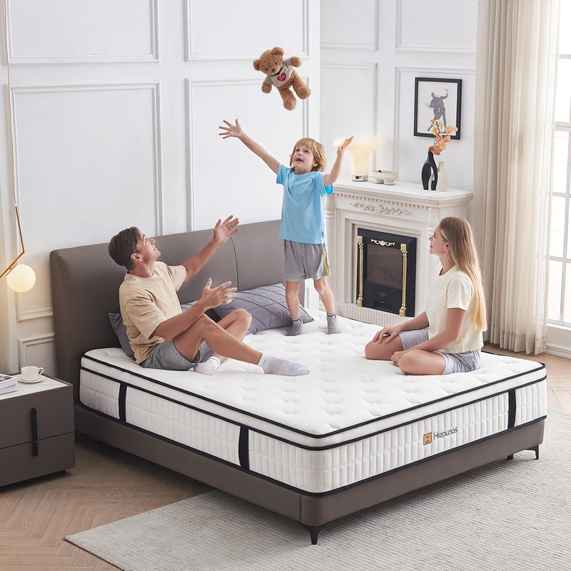 Mattress 10.2 Inch Bed 7-Zone Pocket Sprung Medium