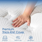 Mattress 10.2 Inch Memory Foam Individual Pocket Spring