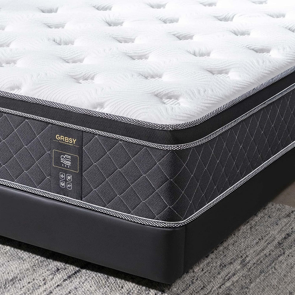 Mattress 10.2 Inch Memory Foam Individual Pocket Spring