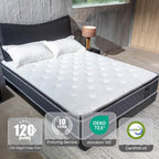Mattress 10.2 Inch Memory Foam Individual Pocket Spring
