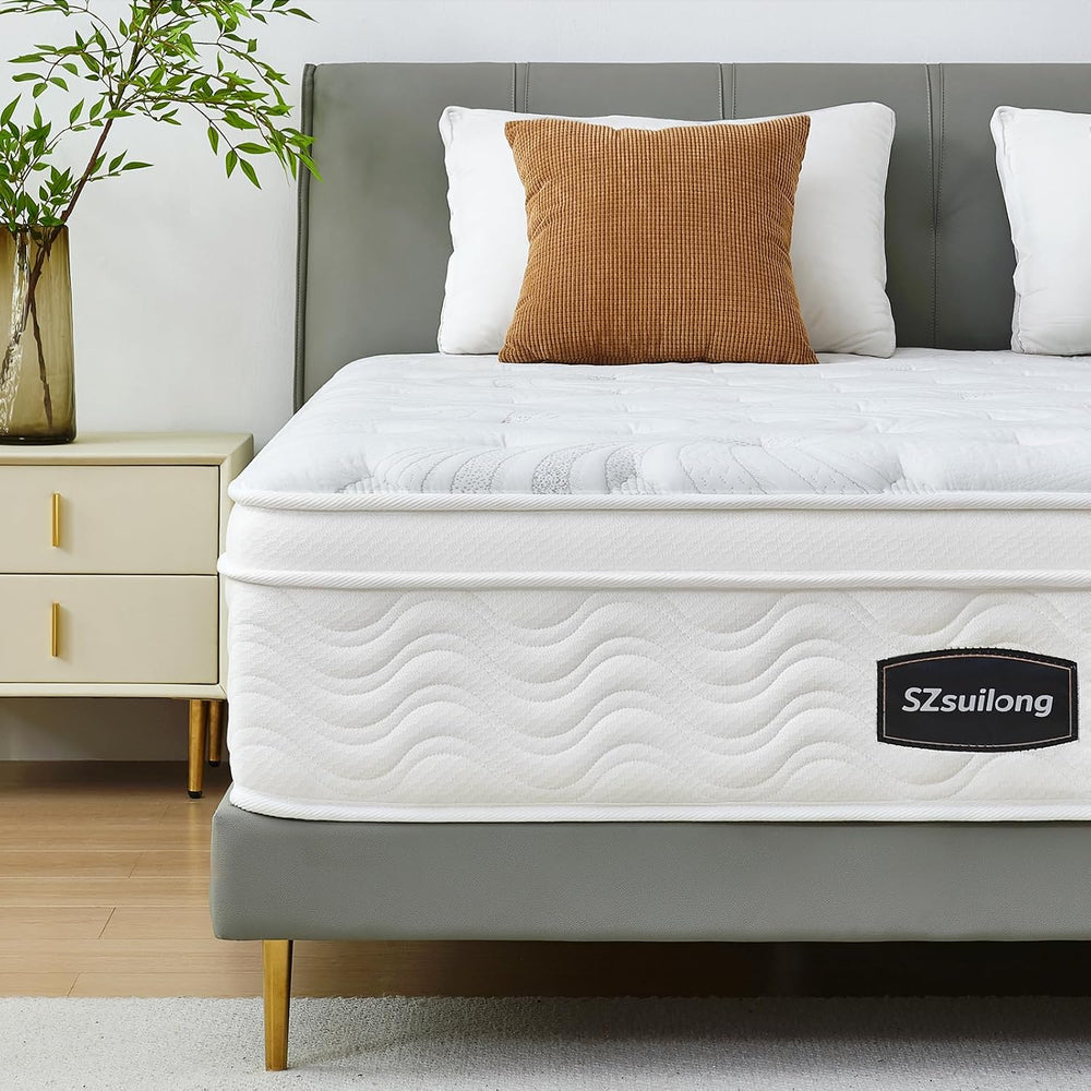Mattress 10.2in Hybrid Pocket Sprung Medium Firm