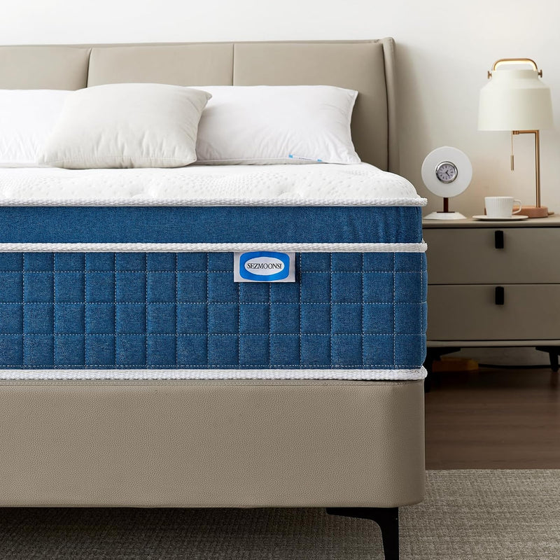 Mattress 10.6 Inch Medium Firm Hybrid with Gel