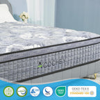 Mattress 10.6 Inch Memory Foam Sprung Hybrid 7-Zone