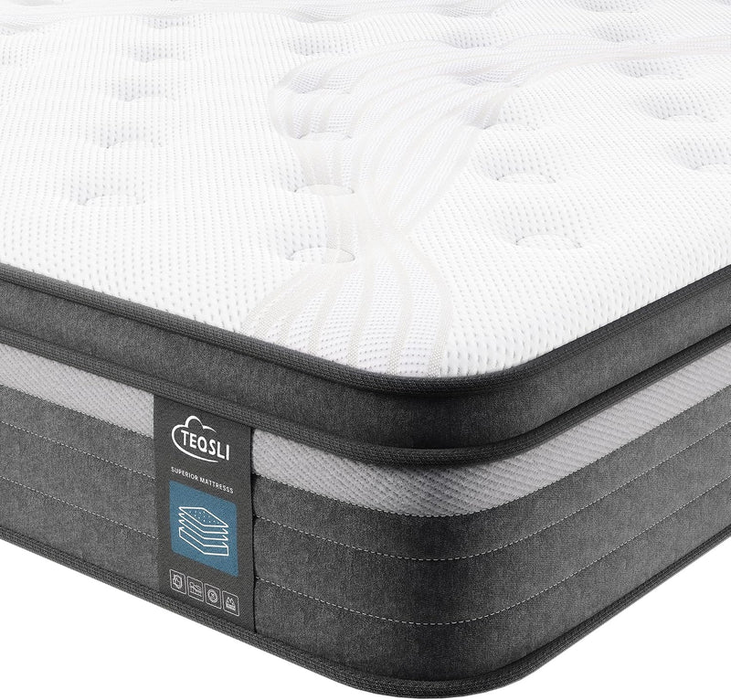 Individually Pocket Sprung Mattress with Soft Fabric 10.6
