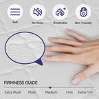Mattress 10" Extra Thick Memory Foam Pocket Sprung