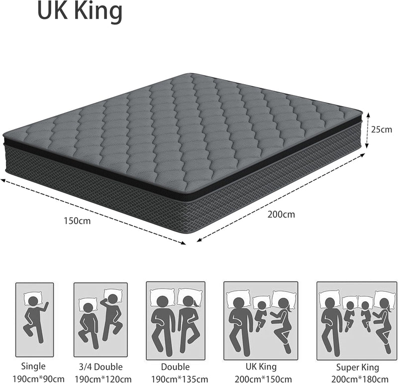 Mattress 10 in Hybrid Medium Firm