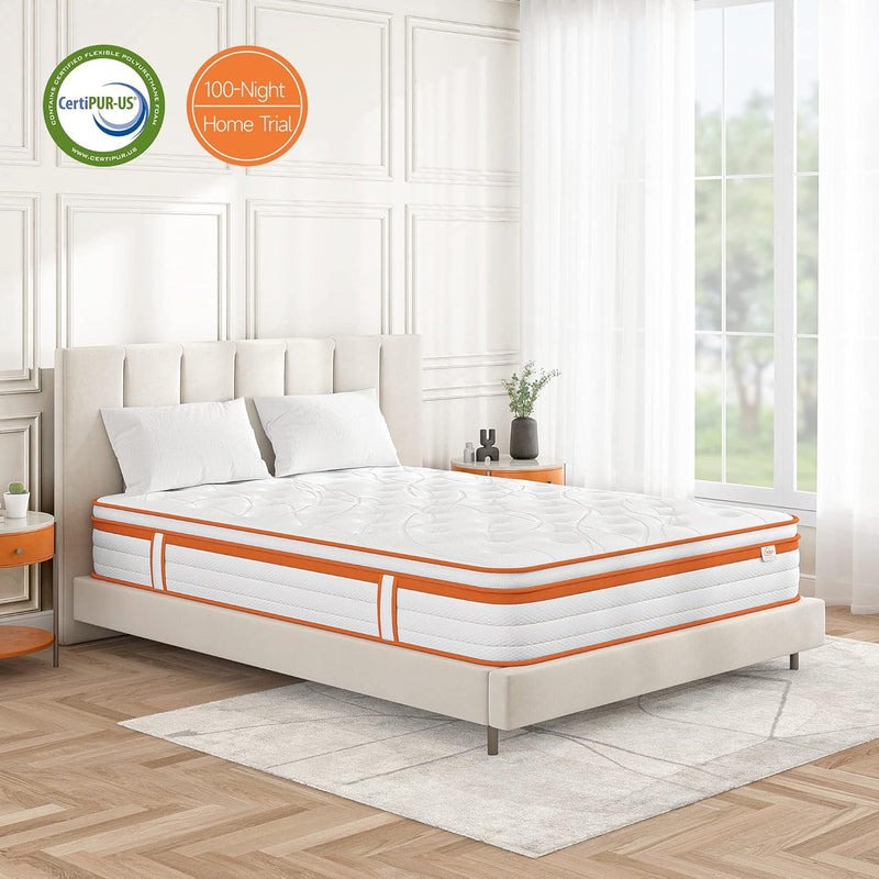 Mattress 10 Inch Memory Foam 7 Zone Support
