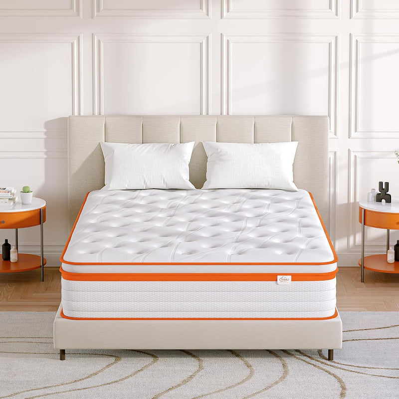 Mattress 10 Inch Memory Foam 7 Zone Support