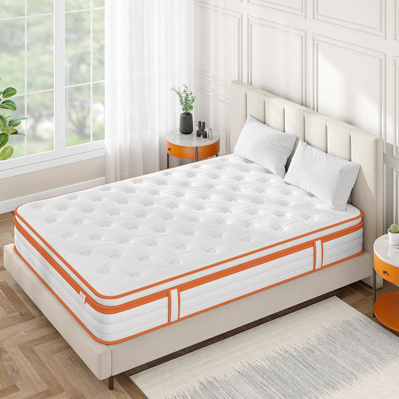 Mattress 10 Inch Memory Foam 7 Zone Support