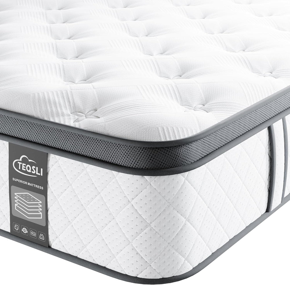 Mattress 10 Inch Gel Memory Foam Pocket Spring