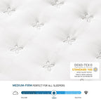 Mattress 10 Inch Gel Memory Foam Pocket Spring