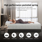 Mattress 10.2 Inch with Breathable Foam and Pocket