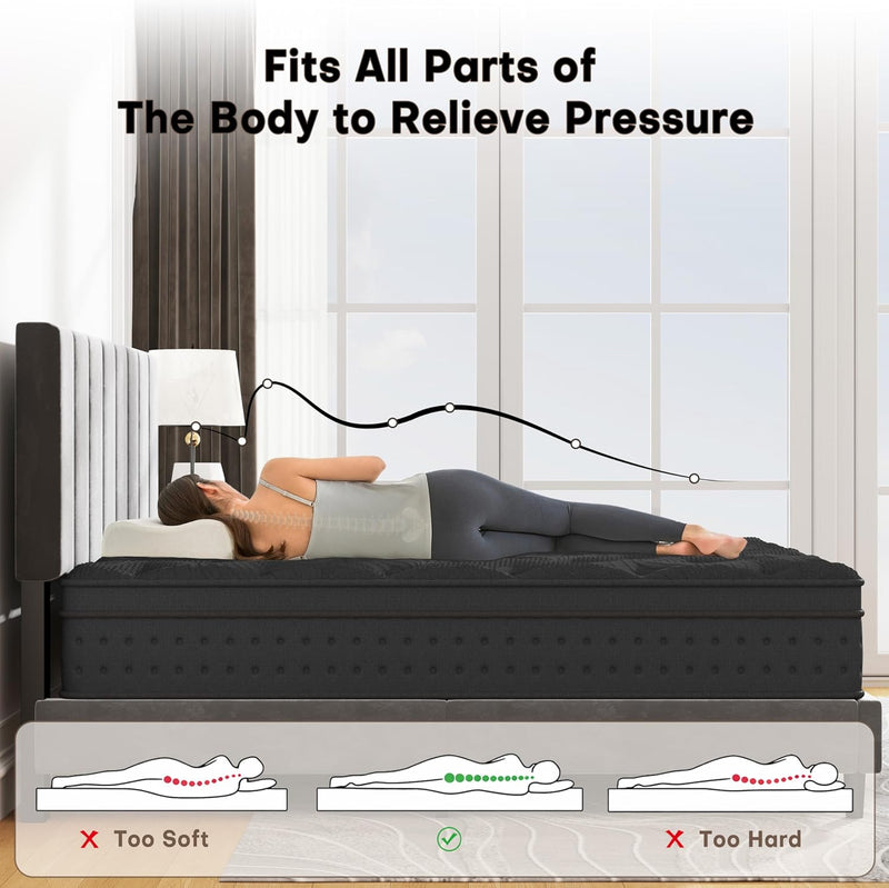 Mattress Gel Memory Foam Pocket Spring X