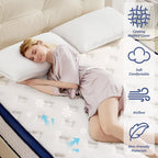 Mattress Hybrid Memory Foam 7 Zone