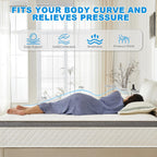 Mattress 10 Inch Hybrid with Breathable Memory Foam