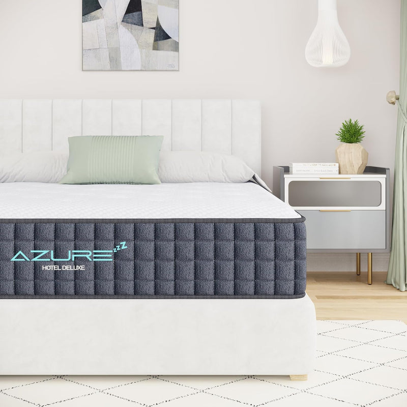 Mattress 10 Inch Memory Foam Hybrid Medium Firm