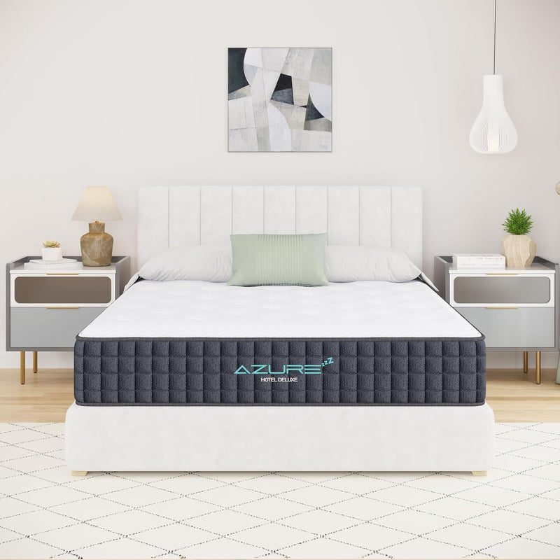 Mattress 10 Inch Memory Foam Hybrid Medium Firm