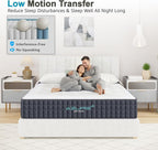 Mattress 10 Inch Memory Foam Hybrid Medium Firm