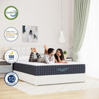 Mattress 10 Inch Memory Foam Hybrid Medium Firm