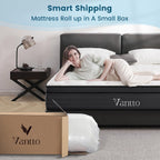 Mattress 10 Inch Memory Foam Hybrid with Breathable