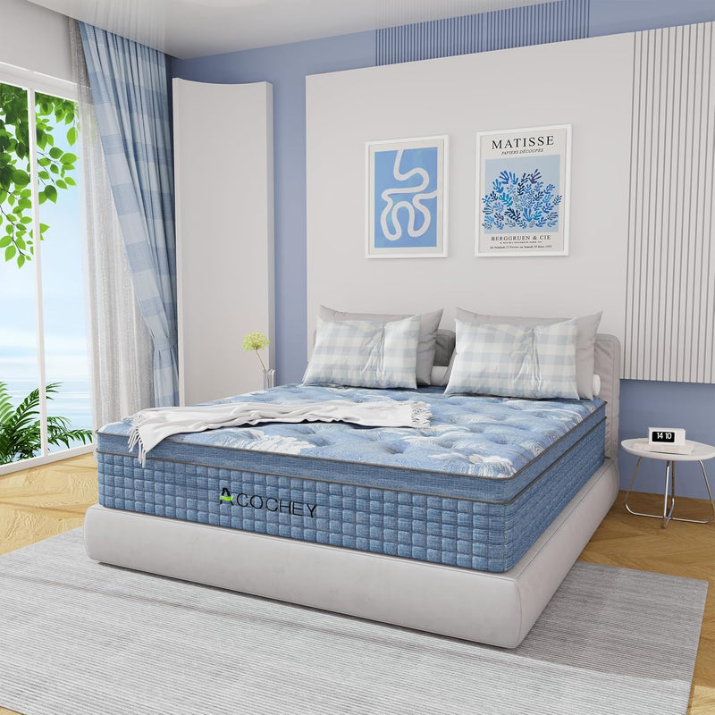 Mattress 10 Inch Memory Foam Sprung 7-Zone Orthopaedic