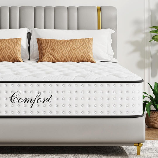 Mattress 10 Inch with Memory Foam 7 Zone