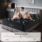 Mattress 10 Inch with Memory Foam 7 Zone