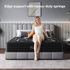 Mattress 10 Inch with Memory Foam 7 Zone