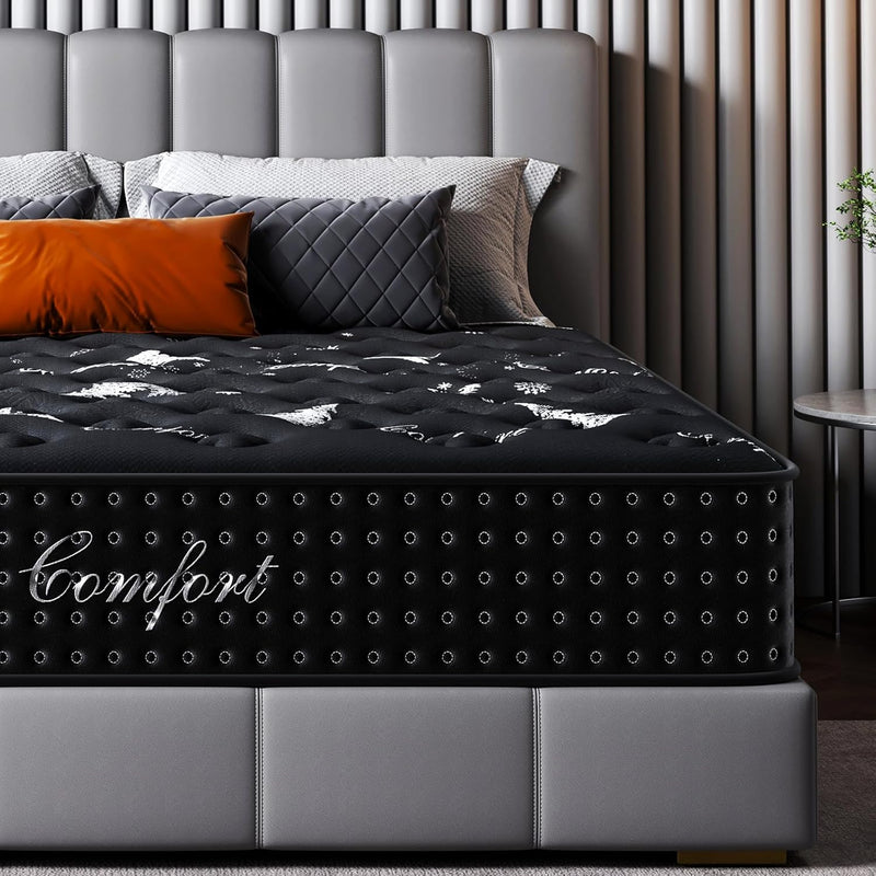 Mattress 10 Inch with Memory Foam 7 Zone