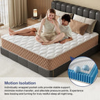 Mattress 10 Inch with Memory Foam 7 Zone