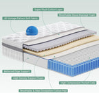 Mattress 11 in Hybrid Pocket Sprung Cooling