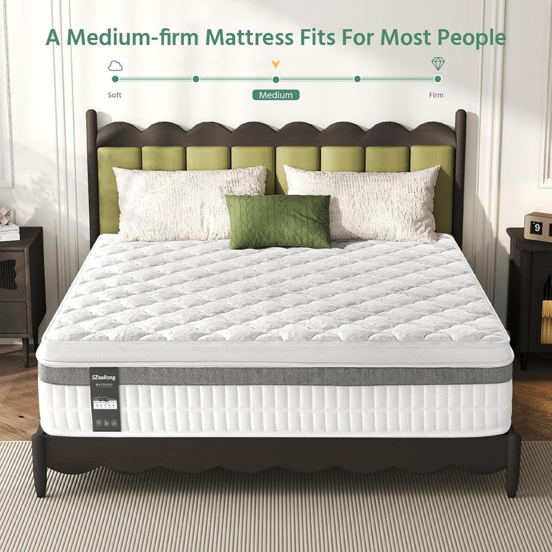 Mattress 11 in Hybrid Pocket Sprung Cooling