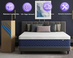 Mattress Innerspring Hybrid with Breathable Foam