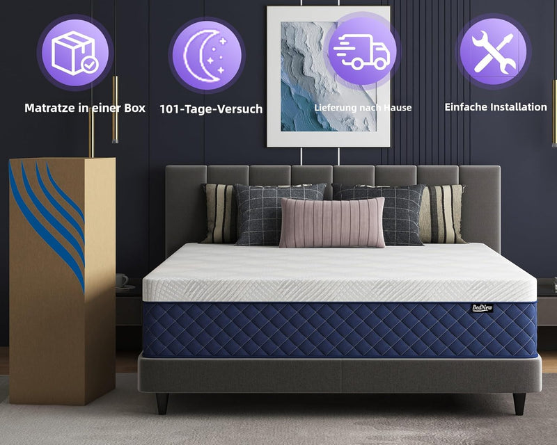 Mattress Innerspring Hybrid with Breathable Foam