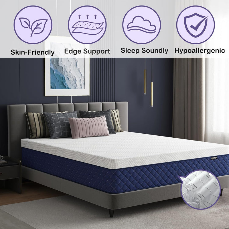 Mattress Innerspring Hybrid with Breathable Foam