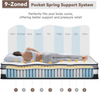Mattress 11 Inch Pocket Sprung with Breathable Foam