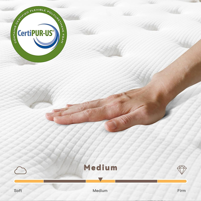 European Sinle Mattress Pocket Sprung Medium