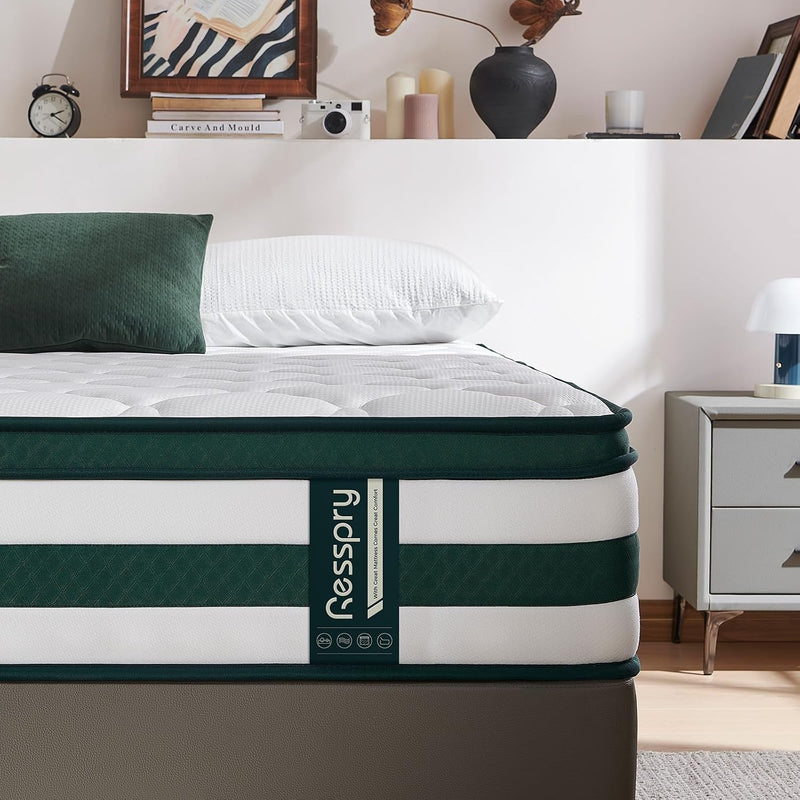 Mattress 12 Inch Hybrid Pocket Sprung 9-Zone Support