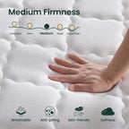 Mattress 12 Inch Hybrid Pocket Sprung 9-Zone Support