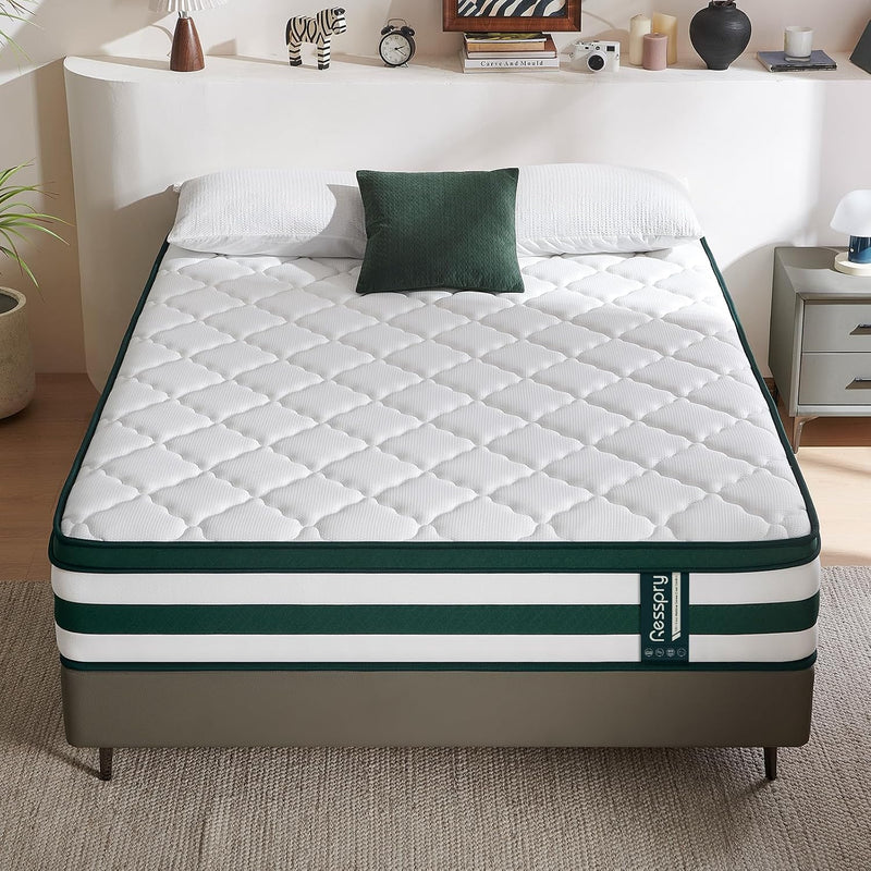 Mattress 12 Inch Hybrid Pocket Sprung 9-Zone Support