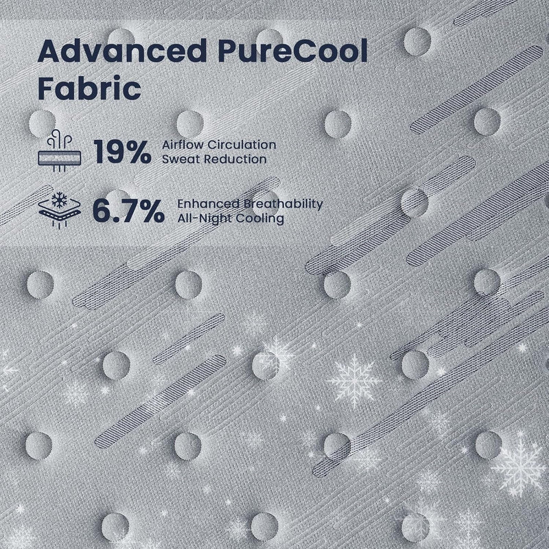Mattress 12 Inch Memory Foam Sprung for Cool