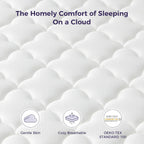 Mattress 12 Inch Memory Foam Sprung Hybrid 9-Zone