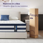 Mattress 12 Inch Memory Foam Sprung Hybrid 9-Zone