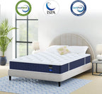 Mattress 12 Inch Memory Foam Sprung Sleep Cool