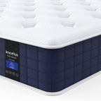 Mattress 12 Inch Memory Foam Sprung Sleep Cool