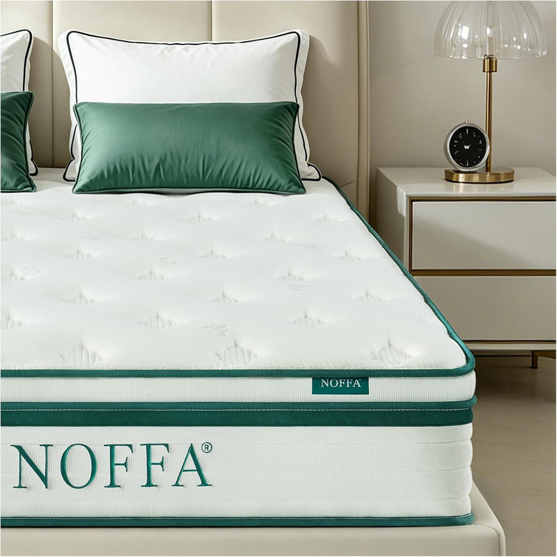 Mattress 12" -Size Hybrid Mattresses 7 Zone Orthopaedic