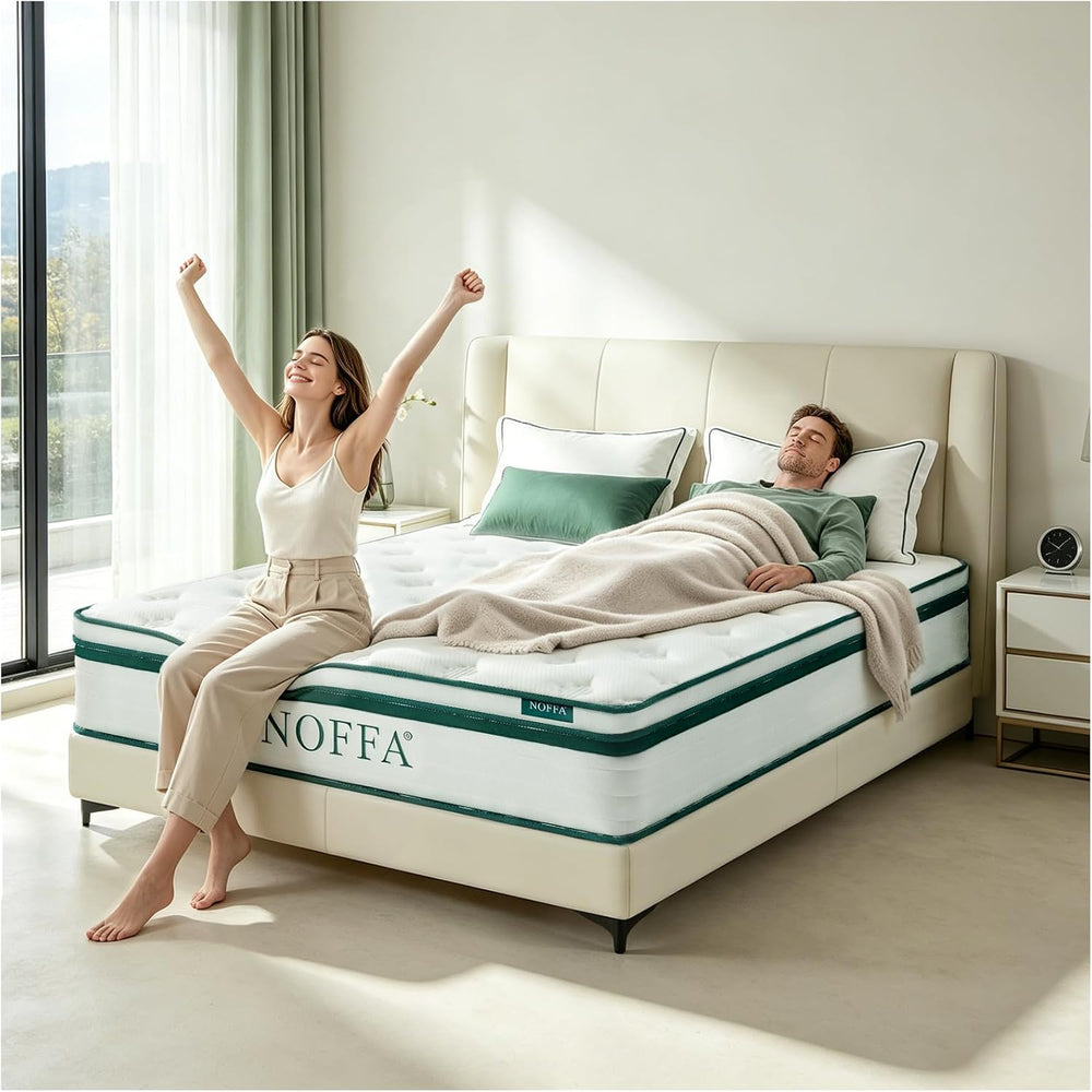 Mattress 12" -Size Hybrid Mattresses 7 Zone Orthopaedic