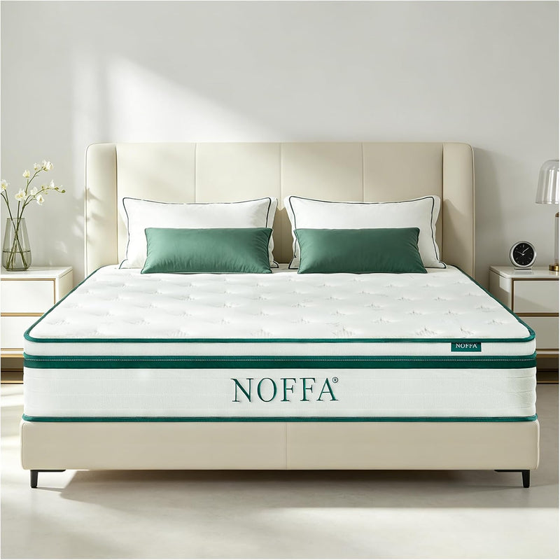 Mattress 12" -Size Hybrid Mattresses 7 Zone Orthopaedic
