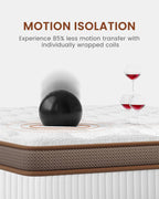 Mattress 135x190x28CM 11 Inch Innerspring Medium Firm