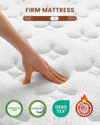 Mattress 135x190x28CM 11 Inch Innerspring Medium Firm